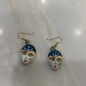 Venetian Mask/ Mardi Gras Earrings